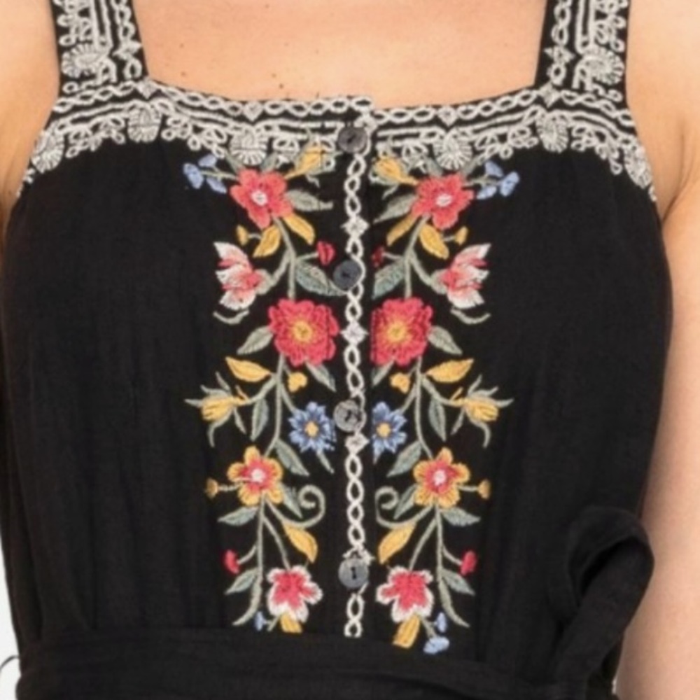 EUC Johnny Was Hazelton Cropped Jumpsuit. Small - Picture 4 of 4